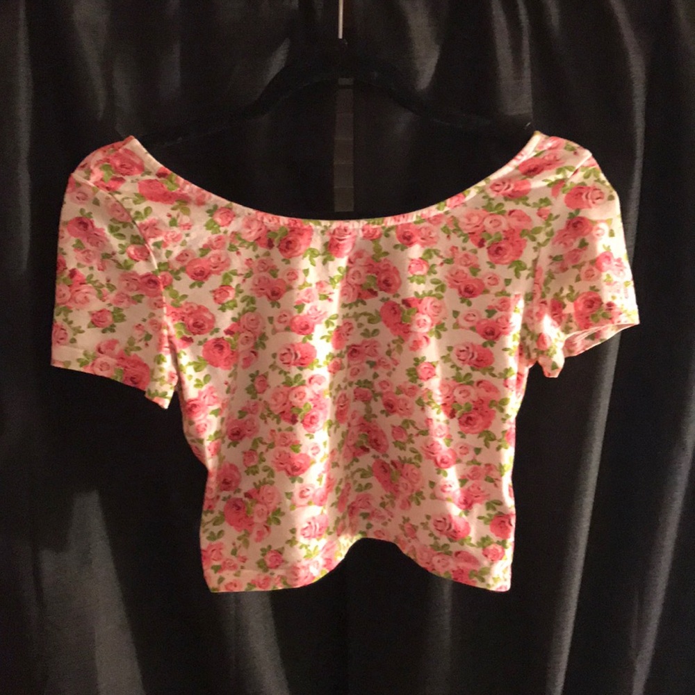 H&M Floral Crop Top